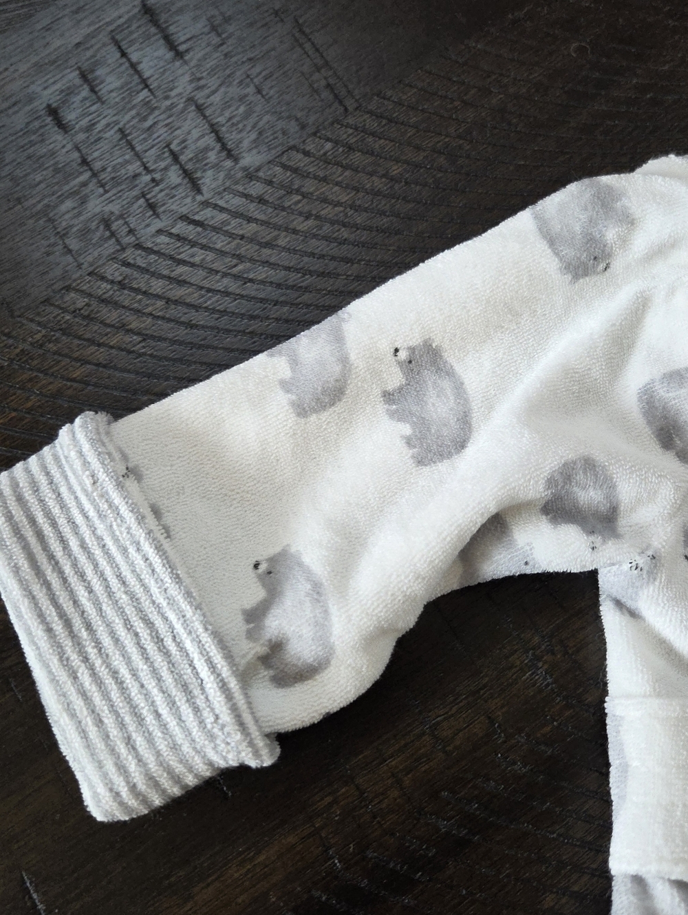 Carter's Just One You Baby Polar Bear Hooded Robe White 0-9M NWT - Picture 4 of 9